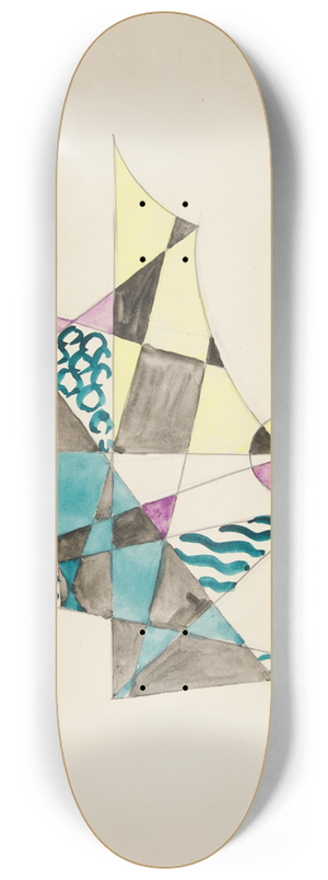 David Kakabadz - Abstraction Based on Sails,I 8.25 inch art skate deck