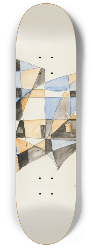 David Kakabadz - Abstraction Based on Sails,V 8.25 inch art skate deck