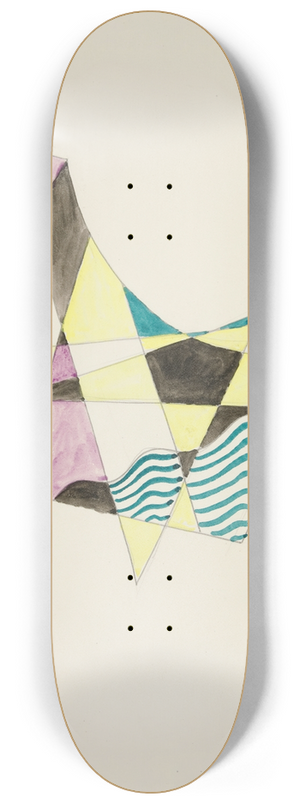 David Kakabadz - Abstraction Based on Sails,X 8.25 inch art skate deck
