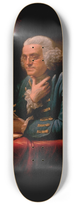 David Martin - Benjamin Franklin 8.25 inch art skate deck