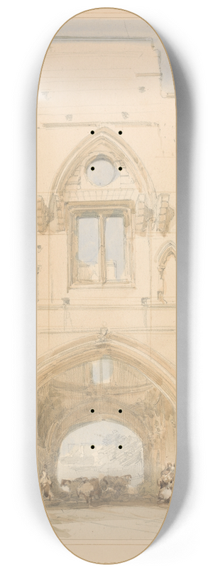 David Roberts - Aberothock Abbey 8.25 inch art skate deck