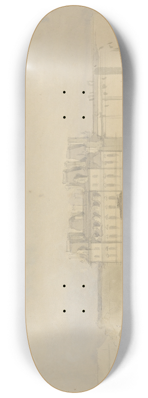 David Roberts - Montague House, Whitehall 8.25 inch art skate deck