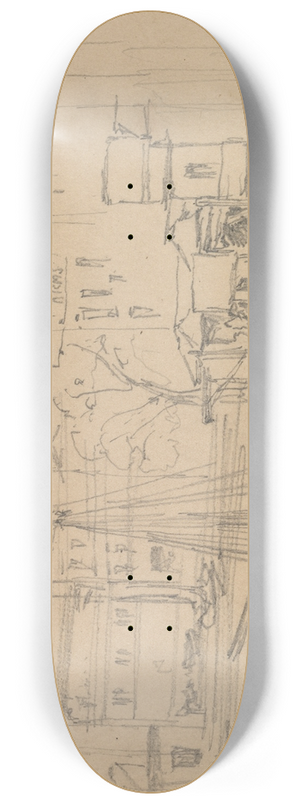 David Roberts - On the Thames 8.25 inch art skate deck