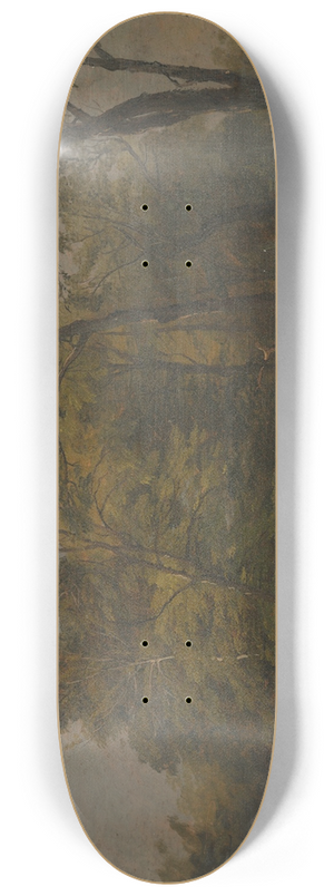 Frederic Edwin Church - Maine Woods 8.25 inch art skate deck