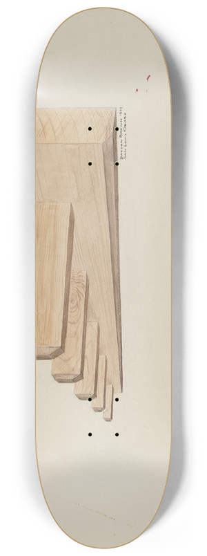 Dayton Brown - Clothes Rack 8.25 inch art skate deck