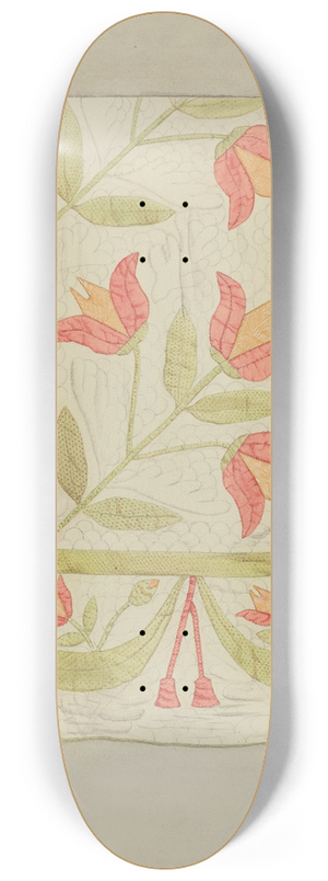 Dayton Brown - Quilt 8.25 inch art skate deck