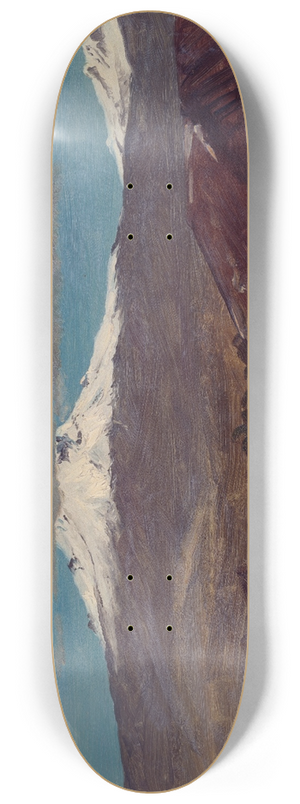 Frederic Edwin Church - Mount Chimborazo Shown From Riobamba, Ecuador 8.25 inch art skate deck Frederic Edwin Church - Mount Chimborazo Shown From Riobamba, Ecuador 8.25 inch art skate deck