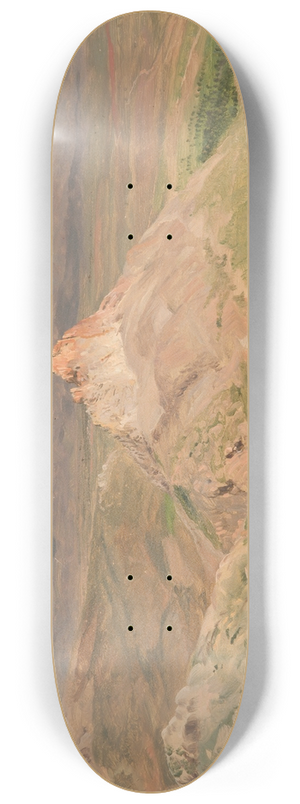 Frederic Edwin Church - Mount Pentelicus 8.25 inch art skate deck