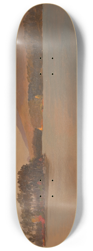 Frederic Edwin Church - Mt. Katahdin from Togue Pond 8.25 inch art skate deck Frederic Edwin Church - Mt. Katahdin from Togue Pond 8.25 inch art skate deck