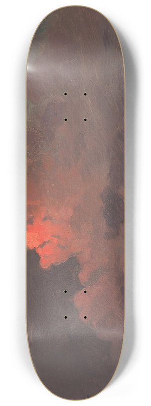 Frederic Edwin Church - Nightfall near Olana 8.25 inch art skate deck Frederic Edwin Church - Nightfall near Olana 8.25 inch art skate deck