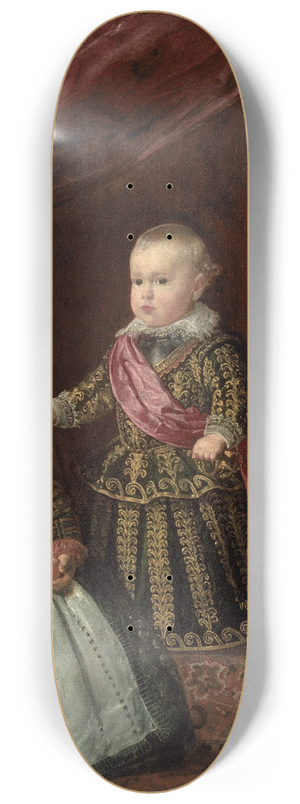 Diego Velzquez - Don Baltasar Carlos with a Dwarf 8.25 inch art skate deck