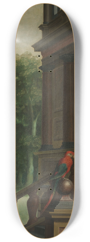 Dirck Van Delen - A Seven-Part Decorative Sequence; An Outdoor Stairway 8.25 inch art skate deck