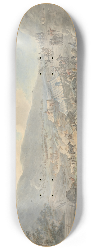 Dirk Langendijk - A British Encampment 8.25 inch art skate deck