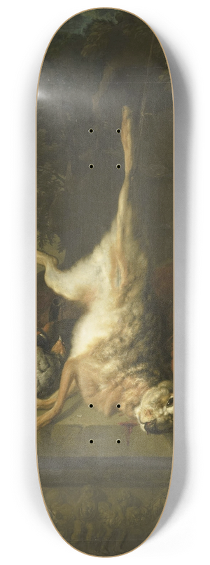 Dirk Valkenburg - Still Life with Dead Hare and Partridges 8.25 inch art skate deck