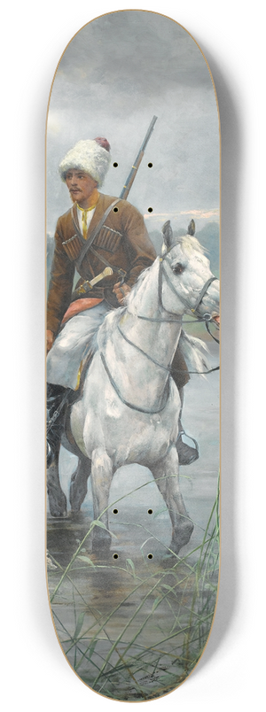 Dmitri Petrovich Ventsenostsev - Cossacks on Horseback 8.25 inch art skate deck