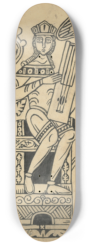 Dmitry Stelletsky - Gusli player 8.25 inch art skate deck