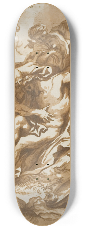 Domenico Piola - Descent from the Cross 8.25 inch art skate deck