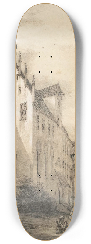 Domenico Quaglio the Younger - Burg 8.25 inch art skate deck