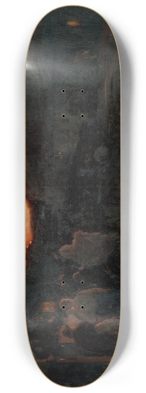 Dominik Skuteck - Fire in Radva 8.25 inch art skate deck