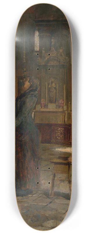 Dominik Skuteck - Interior Scene 8.25 inch art skate deck