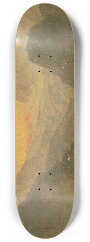 Frederic Edwin Church - The Watzmann, near Berchtesgaden 8.25 inch art skate deck