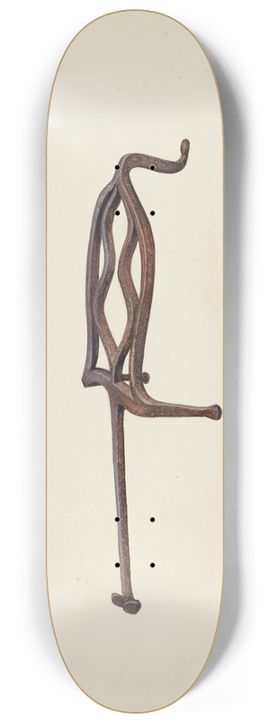 Donald Harding - Flat Iron Holder 8.25 inch art skate deck