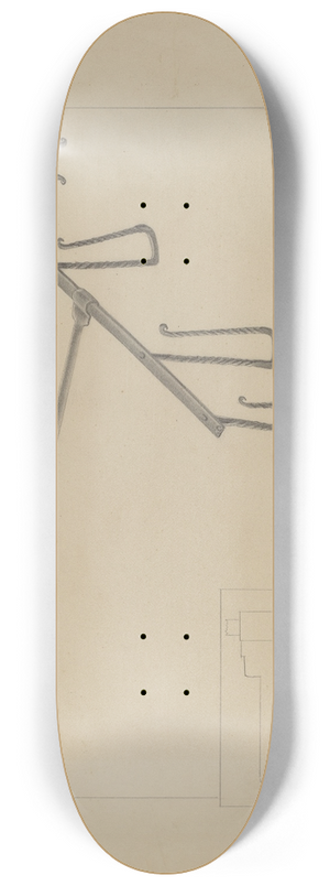 Donald Streeter - Bread Toaster 8.25 inch art skate deck