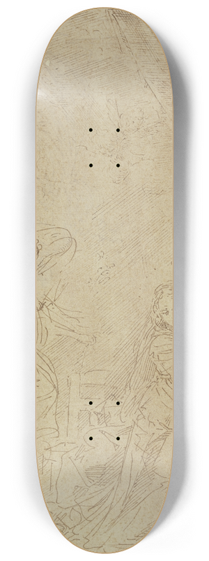 Donato Creti - The Annunciation 8.25 inch art skate deck