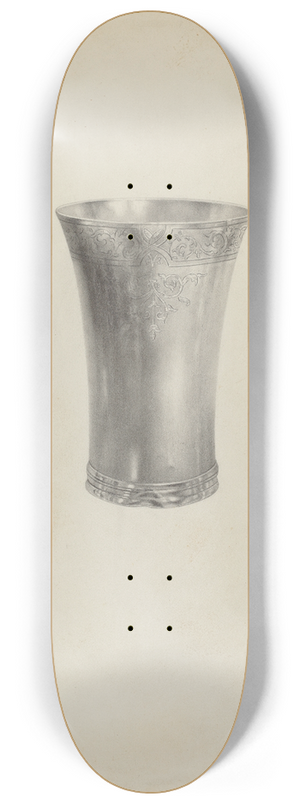 Dorothy Dwin - Silver Beaker 8.25 inch art skate deck