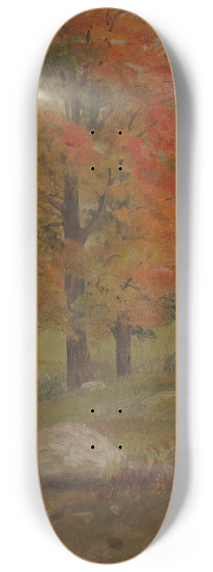 Frederic Edwin Church - Woods in autumn 8.25 inch art skate deck Frederic Edwin Church - Woods in autumn 8.25 inch art skate deck