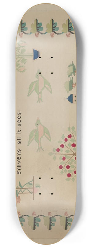 Dorothy Posten - Sampler 8.25 inch art skate deck