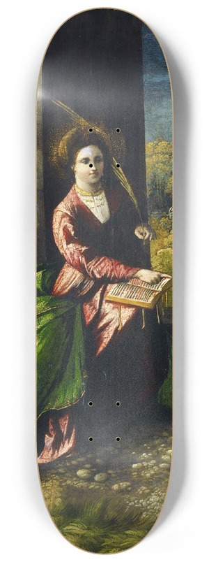 Dosso Dossi - Saint Lucretia 8.25 inch art skate deck