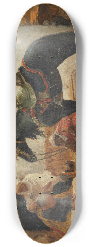 Frederick Arthur Bridgman - Barber of Biskra 8.25 inch art skate deck