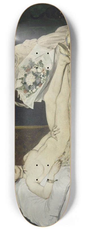 douard Manet - Olympia 8.25 inch art skate deck