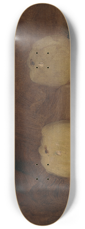douard Manet - Still Life with TwoApples 8.25 inch art skate deck
