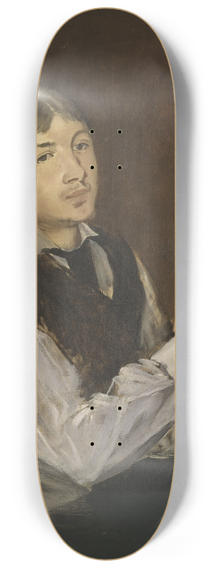 douard Manet - Young Boy Peeling a Pear 8.25 inch art skate deck
