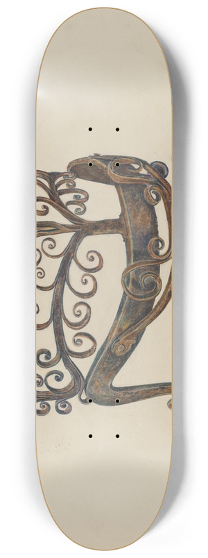 Al Curry - Crown 8.25 inch art skate deck