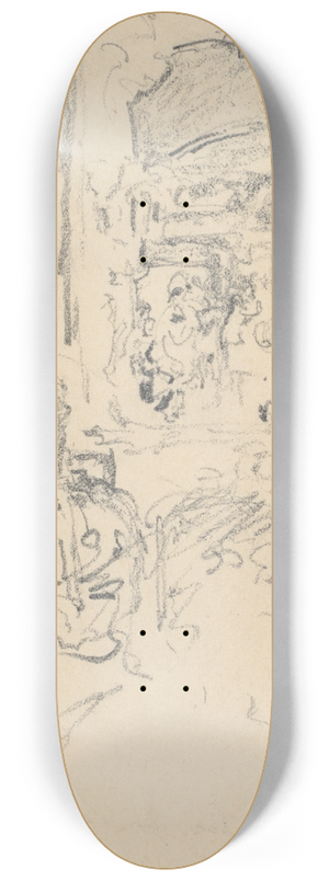 douard Vuillard - Madame Hessel in anInterior 8.25 inch art skate deck