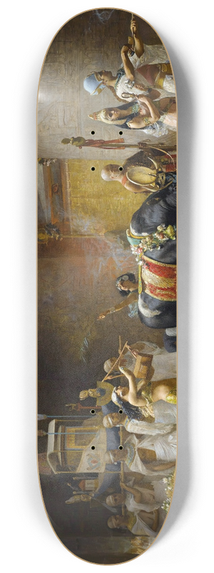 Frederick Arthur Bridgman - The Procession Of The Bull Apis 8.25 inch art skate deck