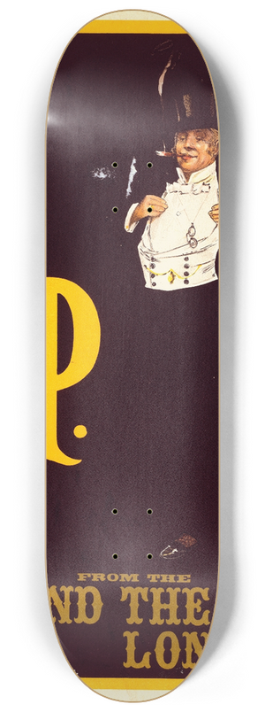 Dudley Hardy - The J. P. 8.25 inch art skate deck