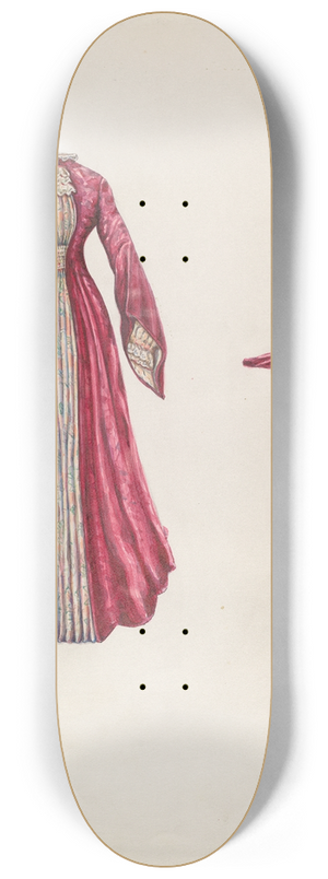 Al Curry - Dress 8.25 inch art skate deck