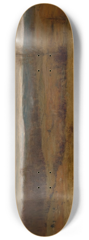 Dwight W. Tryon - Landscape, December 1887 8.25 inch art skate deck