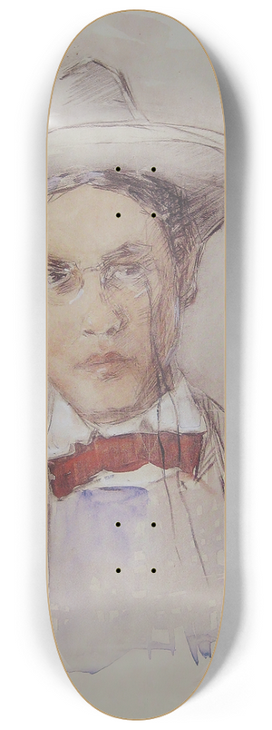 Frederick Carl Frieseke - Self-portrait 8.25 inch art skate deck