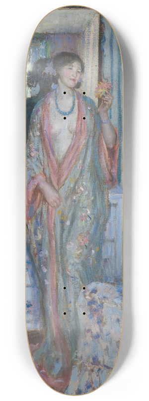 Frederick Carl Frieseke - The Robe 8.25 inch art skate deck
