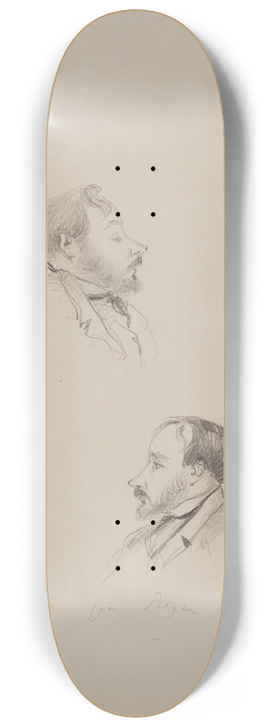 Edgar Degas - Degas and Other Sketches 8.25 inch art skate deck