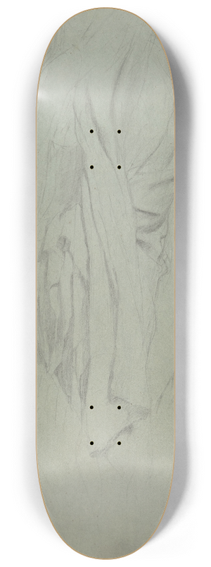 Edgar Degas - Drapery Study 8.25 inch art skate deck