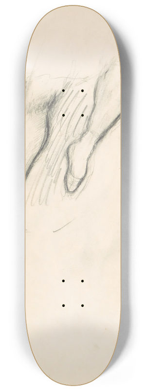 Edgar Degas - Figure Studies 7 8.25 inch art skate deck