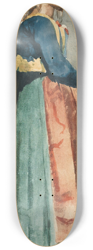 Edgar Degas - Italienne 8.25 inch art skate deck
