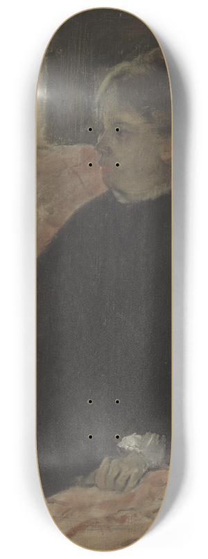 Edgar Degas - Lady in Black 8.25 inch art skate deck