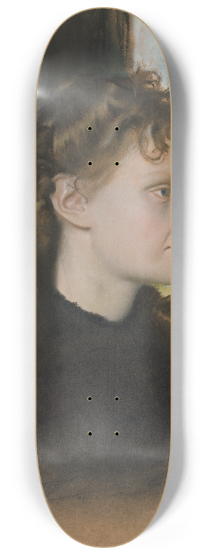 Edgar Degas - Madame Thodore Gobillard (Yves Morisot, 18381893) 8.25 inch art skate deck